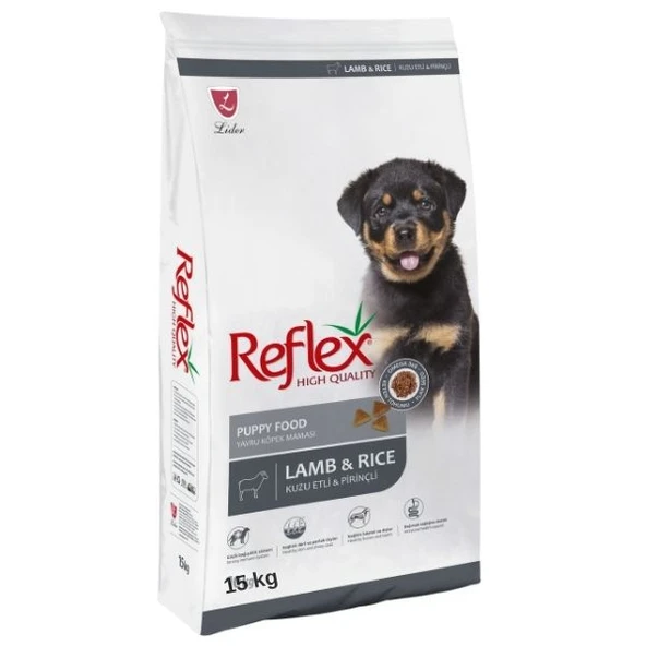 Reflex Kuzu Etli ve Pirinçli Yavru Köpek Maması 15 kg ürün görseli