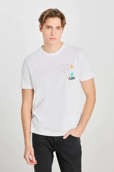 Lee Regular Fit Grafik Baskılı Erkek Tişört L2510319100 - 1