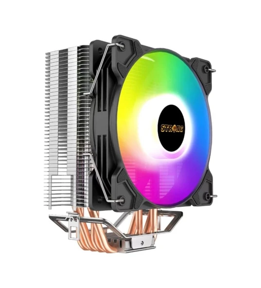 Strong M4-12xpro 12cm Rainbow 4 Bakır Kule Tipi İşlemci Cpu Fan