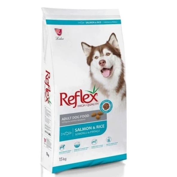 Reflex Somonlu ve Pirinçli Yetişkin Köpek Maması 15 kg