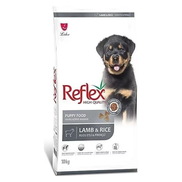 Reflex Puppy Kuzu Etli Yavru Köpek Maması 10 kg