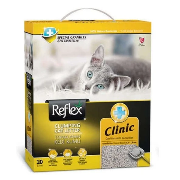 Reflex Clinic Kokusuz Kedi Kumu 10 L ürün görseli