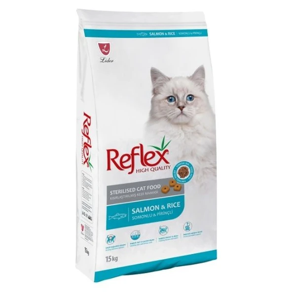 Reflex Sterilised Somonlu Kısırlaştırılmış Kedi Maması 15 kg ürün görseli