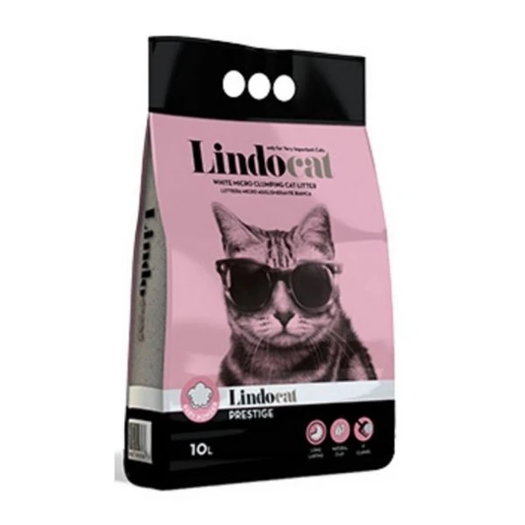 Lindocat Bebek Pudrası Kokulu Kedi Kumu 10 L