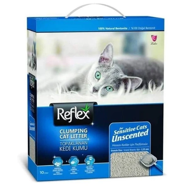 Reflex Sensitive Hassas Kediler İçin Kokusuz Kedi Kumu 10 L ürün görseli