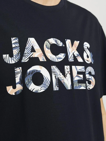 Jack Jones Ebran Logo Erkek Tişört 12268127 - 2