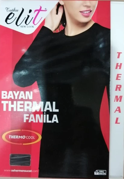 Tutku Elit Bayan Uzun Kol Termal Üst Fanila Kışlık İçlik - 2