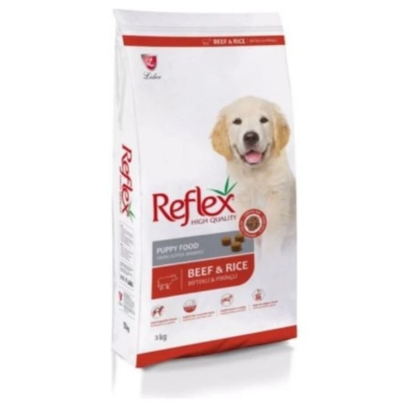 Reflex Biftekli ve Pirinçli Yavru Köpek Maması 3 kg