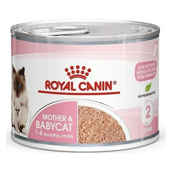 Royal Canin Mother & Babycat Anne ve Yavruları İçin Kedi Konservesi 195 gr ürün görseli