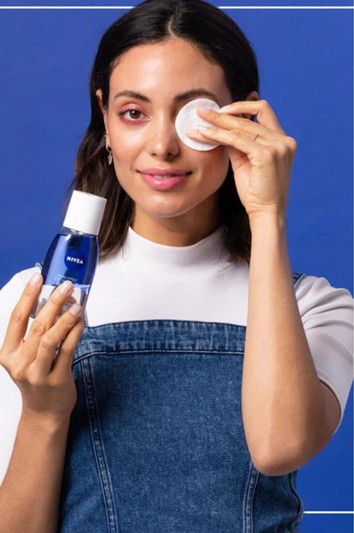 Nivea 2 Adet Çift Fazlı Göz Makyaj Temizleyici 125ml, Etkili Makyaj Temizleyici, Hassas Kirpik Bakımı - 2