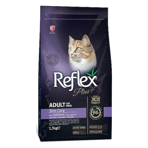 Reflex Plus Skin Care Somonlu Yetişkin Kedi Maması 1,5 kg