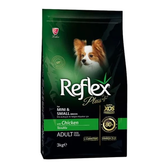 Reflex Plus Mini Küçük Irk Tavuklu Yetişkin Köpek Maması 3 Kg