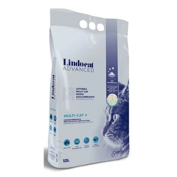 Lindocat Advanced Sodium Bikarbonatlı Kedi Kumu 12 L ürün görseli