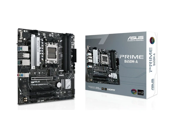 Asus Prime B650M-A AMD B650 5600 MHz (OC) DDR5 Soket AM5 mATX Anakart