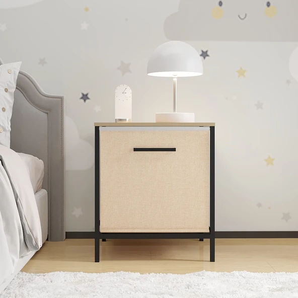 Çocuk Dolap 1 Çekmeceli Komodin Sehpa Çam 1598 - 2