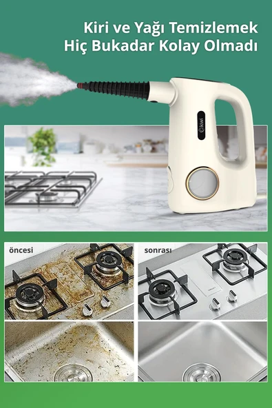 Kiwi Ksc-4214 Dijital Göstergeli Ekstra Uzatma Borulu Buharlı Temizleyici - 3