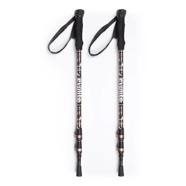Evolite Golden Quick-Lock Dıştan Kilitli Trekking Batonu - 7