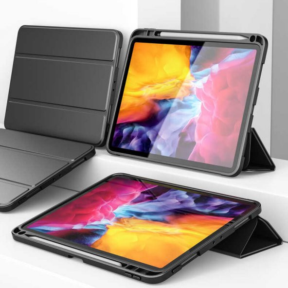 Apple iPad 10.2 (8.Nesil) Kılıf Wlons Tablet Kılıf - 4