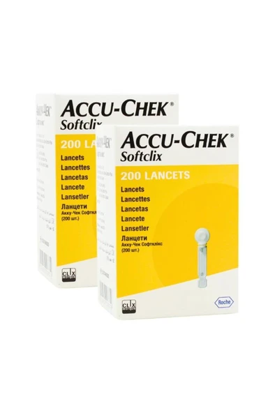 Accu Chek Softclix Lancet 200 ADET 2 KUTU (SKT:05/2028)