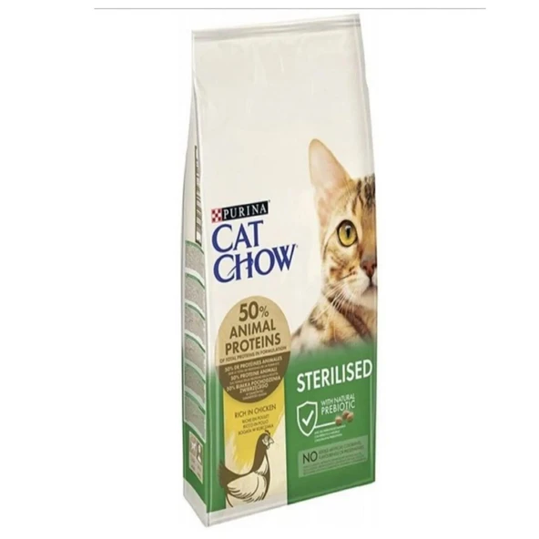 Pro Plan Cat Chow Sterilised Tavuklu 15 kg Kısırlaştırılmış Yetişkin Kedi Maması