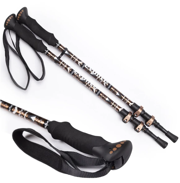 Evolite Golden Quick-Lock Dıştan Kilitli Trekking Batonu - 6