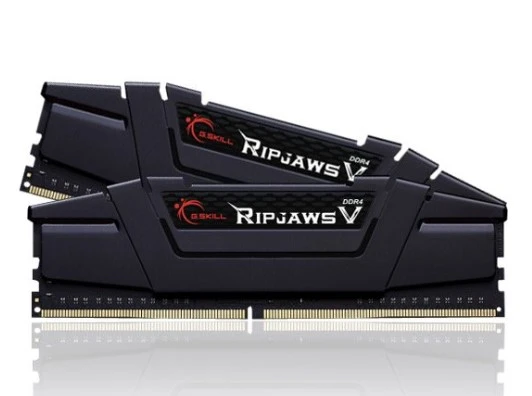 GSKILL RipjawsV Siyah DDR4-4000Mhz CL18 64GB (2X32GB) DUAL (18-22-22-42) 1.4V
