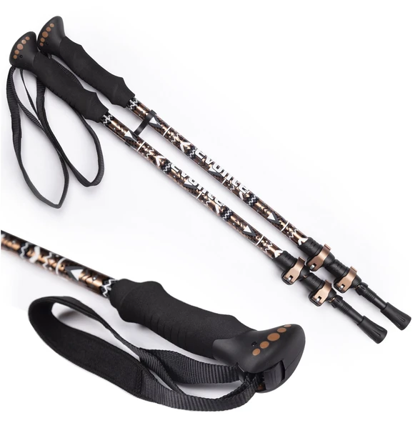 Evolite Golden Quick-Lock Dıştan Kilitli Trekking Batonu - 10