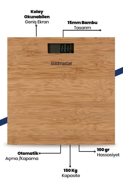 GOLDMASTER PRONATURAL PN3211 BAMBU BASKÜL - 2