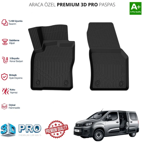 RİFTER PANELVAN ARACA ÖZEL 3D PASPAS 2019 2020 2021 2022 2023 2024 2025 ürün görseli 1