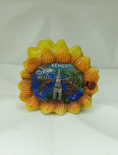 Ayçiçek Peçetelik Seramik Peçete Yemek Antalya Görselli Mutfak Tezgah Masa Dekor