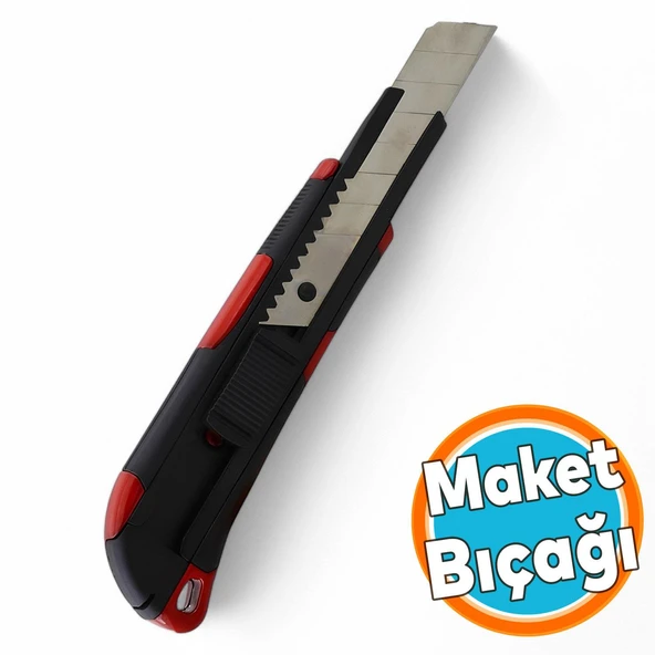 Maket Bıçağı Plastik Kalın Kırtasiye Halı Bıçağı Bıçak 16 cm
