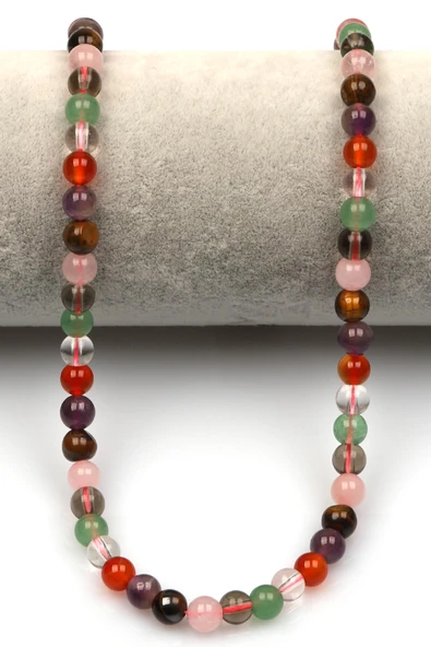 Çakra Doğal Taş Dizi 6 mm Küre Kesim - Resim 2