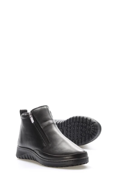 Hakiki Deri  Kadın Kısa Topuklu Bot 972SZA7560 - Resim 4