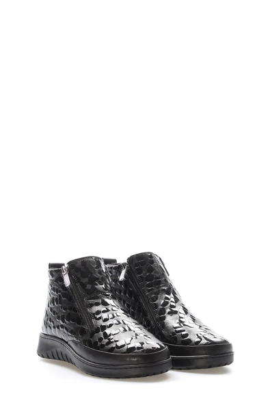 Hakiki Deri  Kadın Kısa Topuklu Bot 972SZA7560 - Resim 10