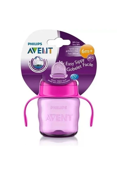 Philips Avent Scd551/03 Eğitici Damlatmaz Bardak 6+ Ay 200 Ml - Mor ürün görseli
