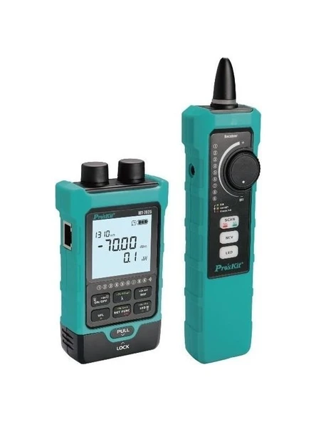 Proskit MT-7625 Optik Güç Ölçer ve Lan Kablo Test Cihazı