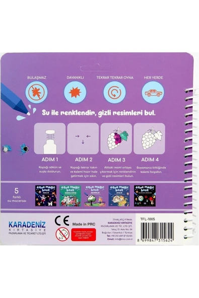 MGIC BOOK MEVSİMLER SİHİRLİ BOYAMA KİTABI