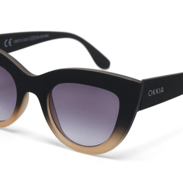 Okkia Claudia Big Cat Güneş Gözlüğü Black Rose - 4