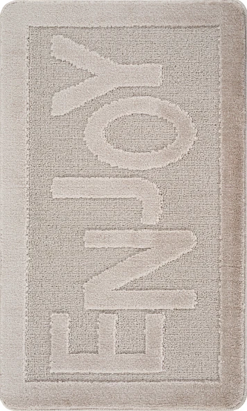 Doğal Kaymaz Taban Banyo Paspas Uzun Ömürlü Yumuşak Dokulu Su Emici Yıkanabilir Yazılı Paspas Enjoy 60x100 - 11