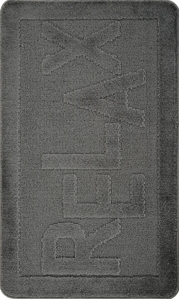 Doğal Kaymaz Taban Banyo Paspas Uzun Ömürlü Yumuşak Dokulu Su Emici Yıkanabilir Yazılı Paspas Relax 60x100 - 2