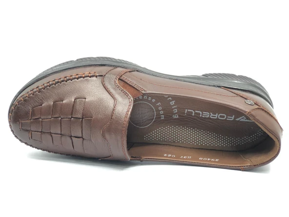 Forelli Olivia Hakiki Deri Ortopedik Comfort Kadın Casual Ayakkabı - Resim 8