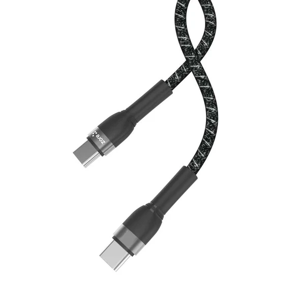 Type-C to Type-C PD Dayanıklı File Örgü Hızlı Şarj Kablo 30cm