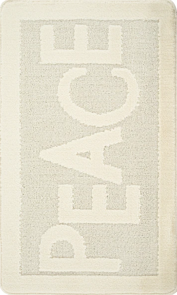 Doğal Kaymaz Taban Banyo Paspas Uzun Ömürlü Yumuşak Dokulu Su Emici Yıkanabilir Yazılı Paspas Peace 60x100 - 8