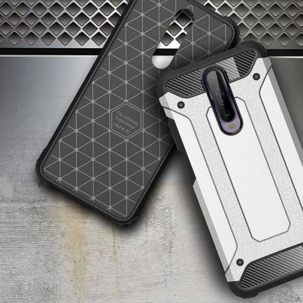 Xiaomi Redmi K30 Kılıf Zore Crash Silikon Kapak - 5