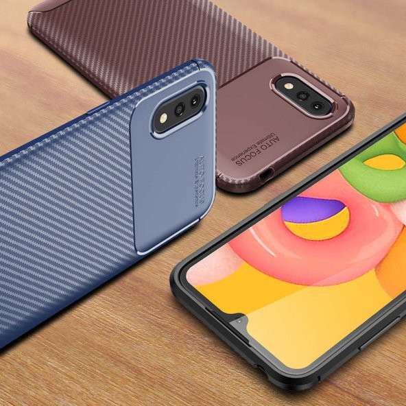 Galaxy A01 Kılıf Zore Negro Silikon Kapak - 10