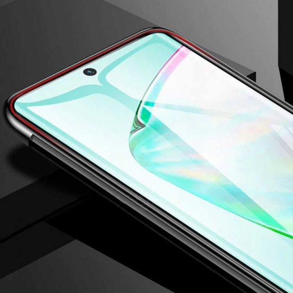 Galaxy S20 Kılıf Zore Dört Köşeli Lazer Silikon Kapak - 9
