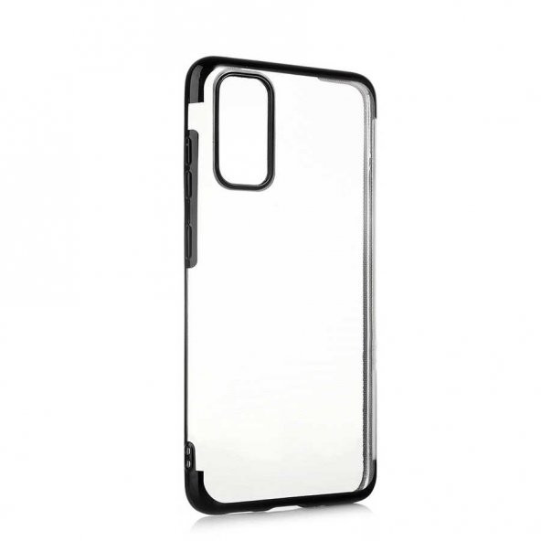 Galaxy S20 Kılıf Zore Dört Köşeli Lazer Silikon Kapak - 11