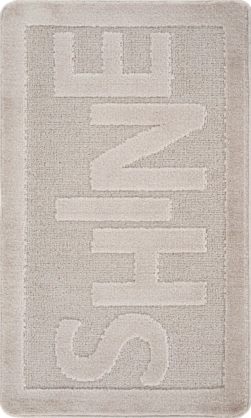 Doğal Kaymaz Taban Banyo Paspas Uzun Ömürlü Yumuşak Dokulu Su Emici Yıkanabilir Yazılı Paspas Shine 60x100 - 11