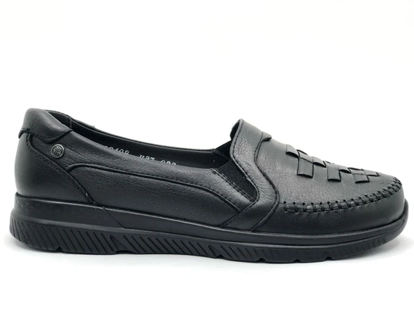 Forelli Olivia Hakiki Deri Ortopedik Comfort Kadın Casual Ayakkabı - Resim 10