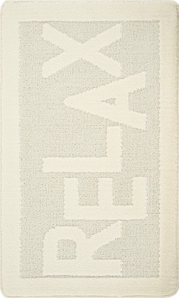 Doğal Kaymaz Taban Banyo Paspas Uzun Ömürlü Yumuşak Dokulu Su Emici Yıkanabilir Yazılı Paspas Relax 60x100 - 8